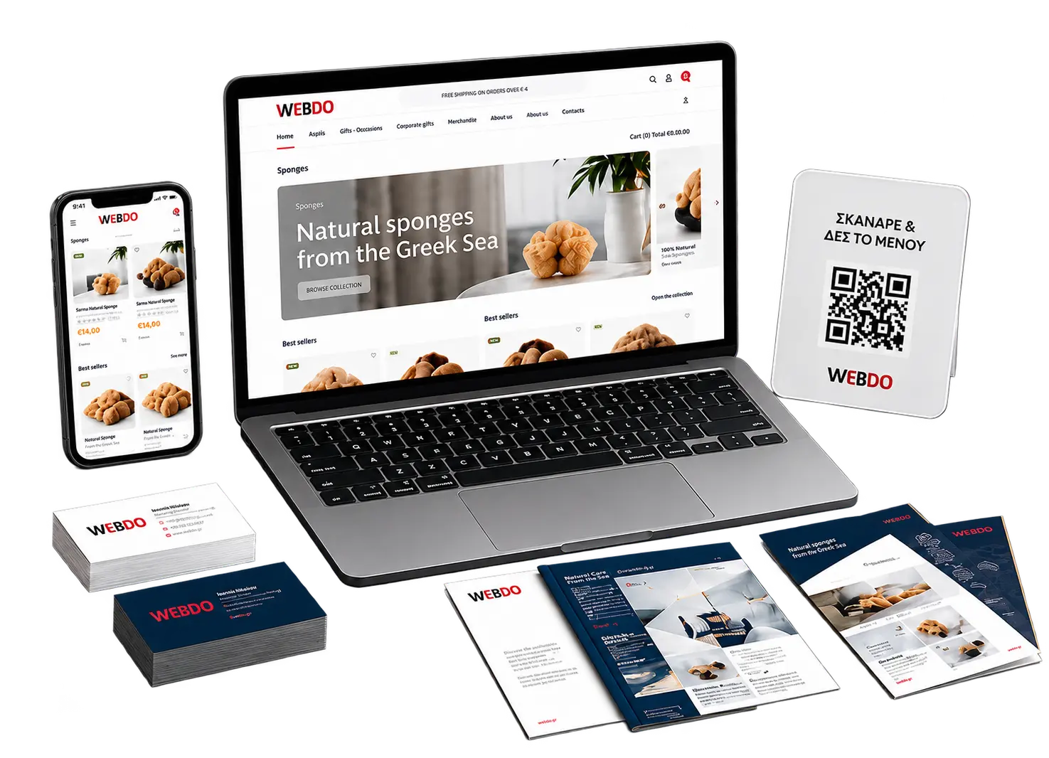 Ιστοσελίδες, e-shops και έντυπες εφαρμογές WEBDO